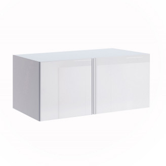 Антресоль Кут 90 градусів Фемелі / Family Глянець Білий MiroMark FM-09-WB