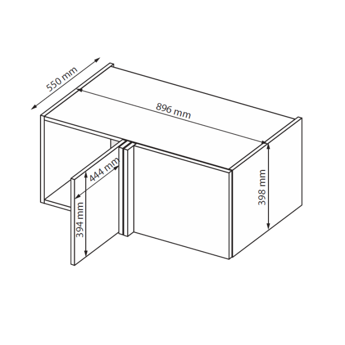 Антресоль Фемели Угол 90 MiroMark купить