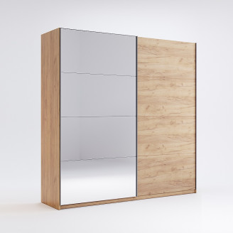 Шкаф-купе с зеркалом 2,0*2,1 Асти / Asti Дуб Крафт MiroMark AS-15-WB