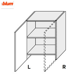Кухонная секция Миллениум WG верхняя 60ВВТ/680 1дв Вытяжка Телескоп Pro Blum Правая ML-477W/01R MiroMark