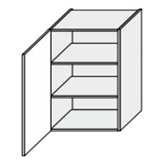 Кухонная секция Валенсия верхняя 60В/720 1дв VL-460W/9003 MiroMark