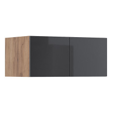 Антресоль 2Дв Місяць / Luna Дуб Крафт - Мат Лава MiroMark LN-02-LV