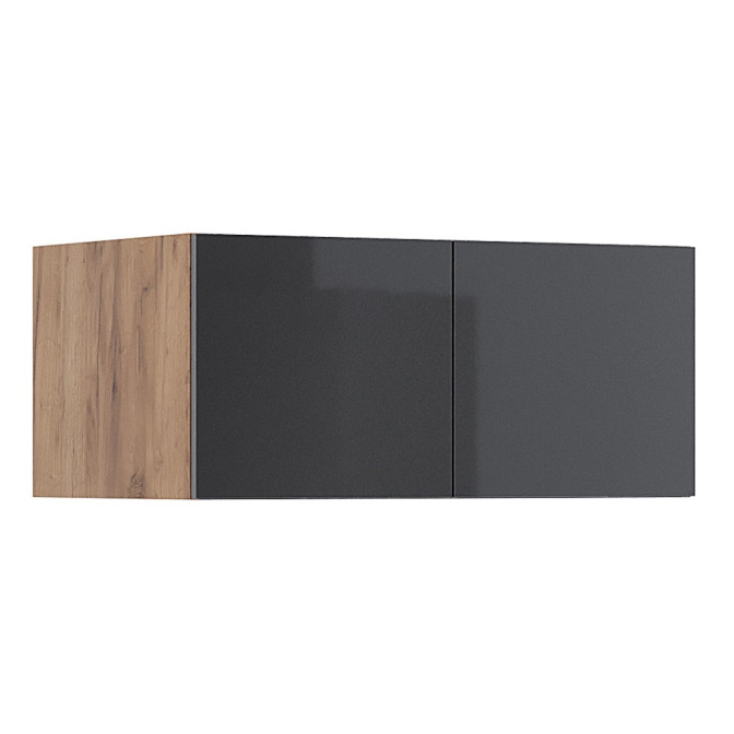 Антресоль 2Дв Місяць / Luna Дуб Крафт - Мат Лава MiroMark LN-02-LV