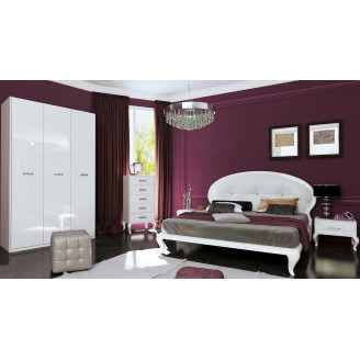 Комплект в спальню 3Дв Империя / Imperia Глянец Белый MiroMark