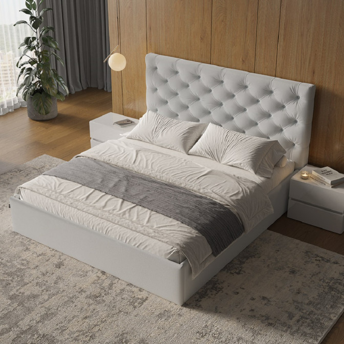 Кровать Мягкая обивка с подъёмным механизмом 1,8х2,0 Ривьера / Riviera MiroMark SF-48-RV