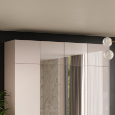 Антресоль 4Дв с зеркалом Лилу / Lily Глянец Кашемир MiroMark LY-05-GC 