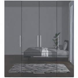 Шафа 4Дв 3Ящ Магнум / Magnum Глянець Антрацит MG-14-AN