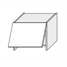 Кухонная секция Мери верхняя 60ВВТ/510 1дв Вытяжка Телескоп MR-466W/9003gl MiroMark