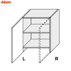 Кухонная секция Винтаж верхняя 60ВВТ/680 1дв Вытяжка Телескоп Pro Blum Правая VN-477W/9003R MiroMark