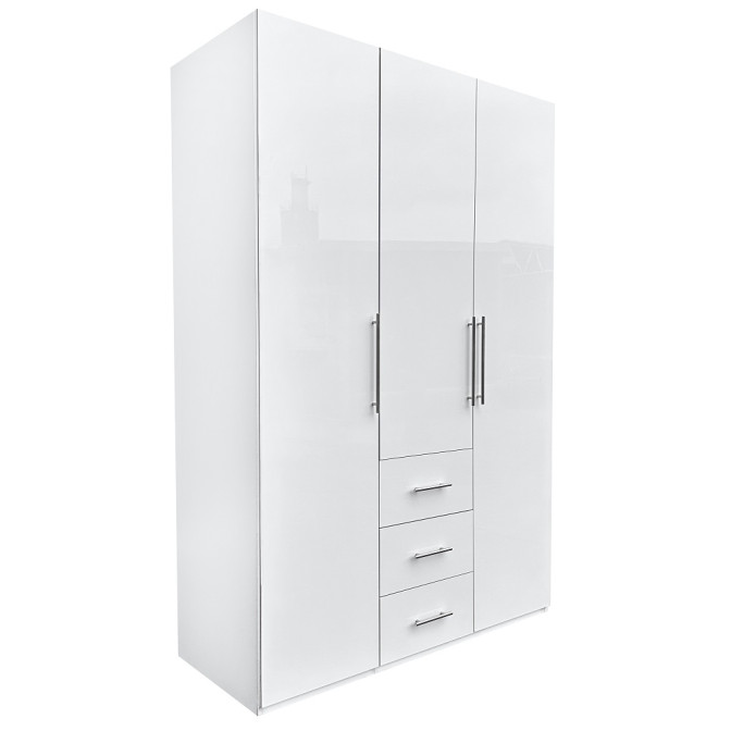 Шафа 3Дв 3Ящ Магнум / Magnum Глянець Білий MG-13-WB