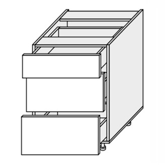 Кухонная секция Мери нижняя 50Н3ШХ/820 Телескоп MR-052W/9003gl MiroMark Кухонная секция Мери нижняя 50Н3ШХ/820 Телескоп MR-052W/9003gl MiroMark