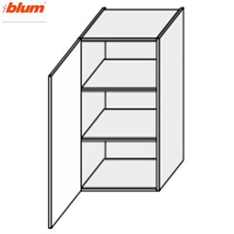 Кухонная секция Винтаж верхняя 20В/900 1дв Pro Blum VN-521W/9003 MiroMark