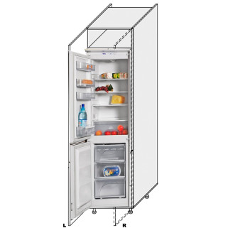 Кухонная секция Миллениум WG Пенал 60ПХ/2320 Холодильник Левая ML-862W/01L MiroMark