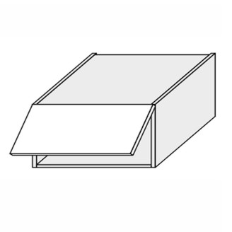 Кухонная секция Мери верхняя 80ВА/360 1дв Антресоль Газ Лифт MR-280W/9003gl MiroMark Кухонная секция Мери верхняя 80ВА/360 1дв Антресоль Газ Лифт MR-280W/9003gl MiroMark