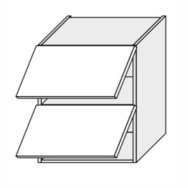 Кухонная секция Глори верхняя 60В/720 2дв Газ Лифт GL-462W/01 MiroMark