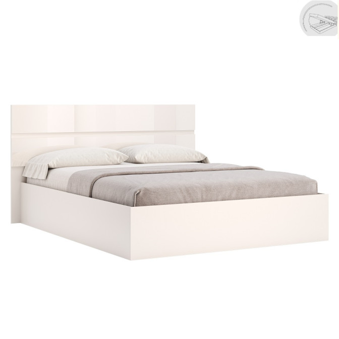 Кровать с подъёмным механизмом 1,6x2,0 Лилу / Lily Глянец Кашемир MiroMark LY-47-GC