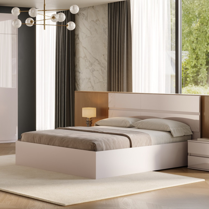 Кровать с подъёмным механизмом 1,6x2,0 Лилу / Lily Глянец Кашемир MiroMark LY-47-GC