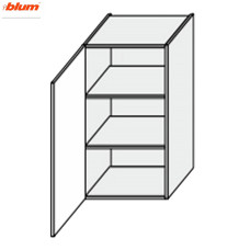 Кухонная секция Валенсия верхняя 20В/900 1дв Pro Blum VL-521W/9003 MiroMark