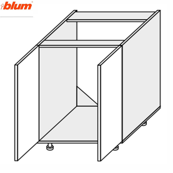 Кухонна секція Валенсія нижня 60НМ/820 2дв Мийка Pro Blum VL-072W/9003 MiroMark
