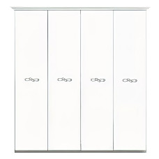 Шкаф 4Дв без зеркал Прованс / Provence Глянец Белый MiroMark PV-24-WB