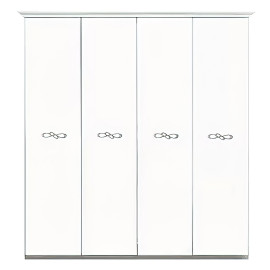 Шкаф 4Дв без зеркал Прованс / Provence Глянец Белый MiroMark PV-24-WB