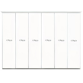 Шафа 6Дв без дзеркал Прованс / Provence Глянець Білий MiroMark PV-26-WB