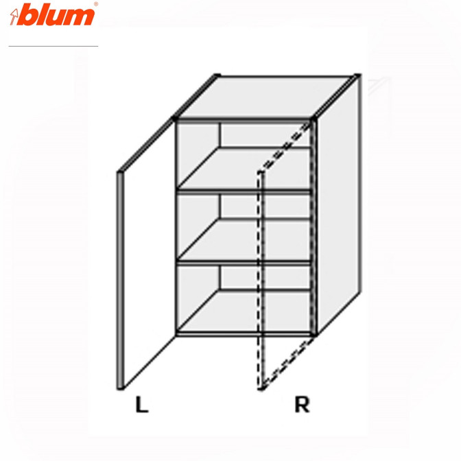 Кухонная секция Миллениум WG верхняя 60В/900 1дв Pro Blum Левая ML-566W/01L MiroMark