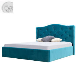 Ліжко М'яка оббивка з підйомним механізмом 1,6х2,0 Моніка / Monika MiroMark SF-46-MK