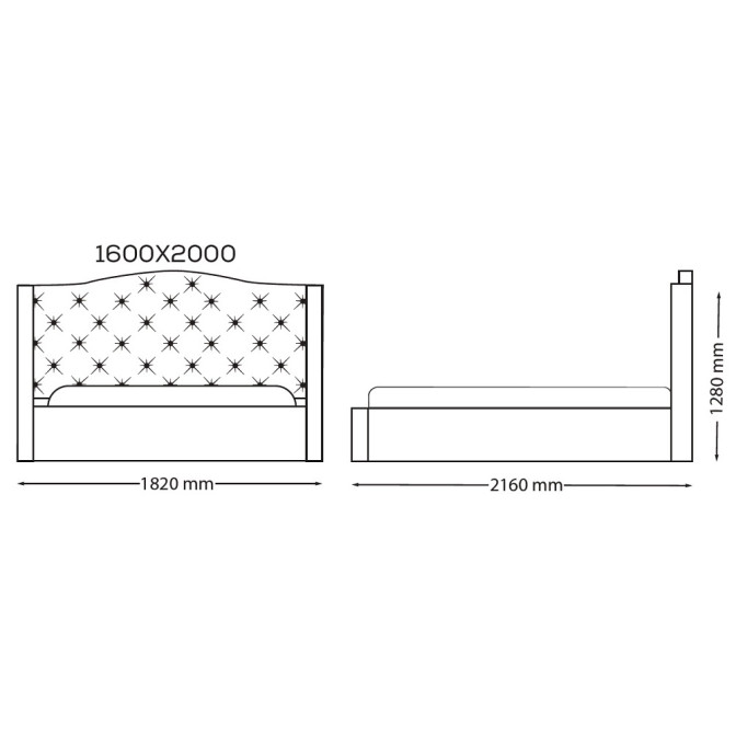 Кровать Моника с подъемным механизмом MiroMark купить