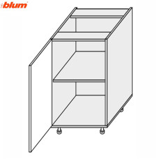 Кухонная секция Валенсия нижняя 30Н/820 1дв Pro Blum VL-033W/9003 MiroMark