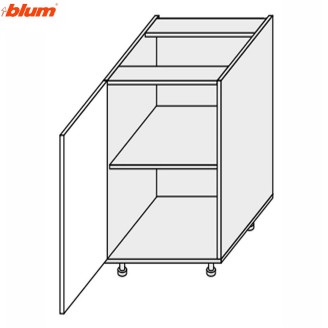 Кухонная секция Валенсия нижняя 30Н/820 1дв Pro Blum VL-033W/9003 MiroMark