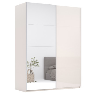 Шкаф-купе с зеркалом 2,0х2,4 Лилу / Lily Глянец Кашемир MiroMark LY-86-GC 