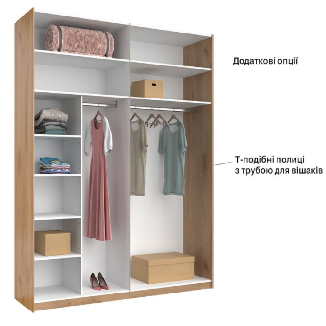 Шкаф-купе с зеркалом 2,0х2,4 Лилу / Lily Глянец Кашемир MiroMark LY-86-GC 