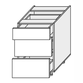 Кухонная секция Глори нижняя 50Н3ШХ/820 Телескоп GL-052W/01 MiroMark