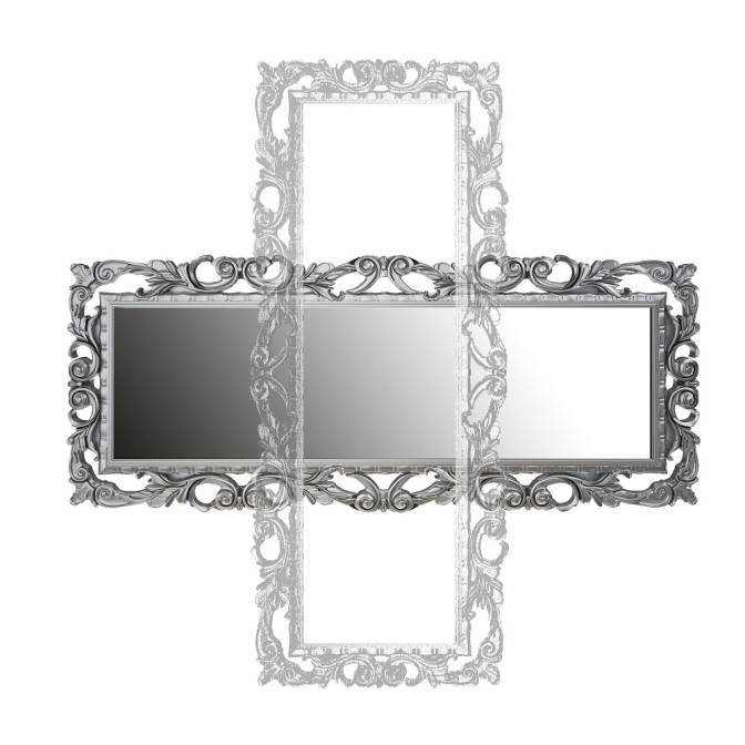 Зеркало Лара / Lara Серебро MiroMark MR-80-SL