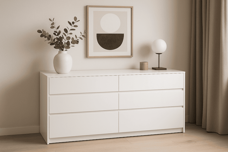 Купити комод білий