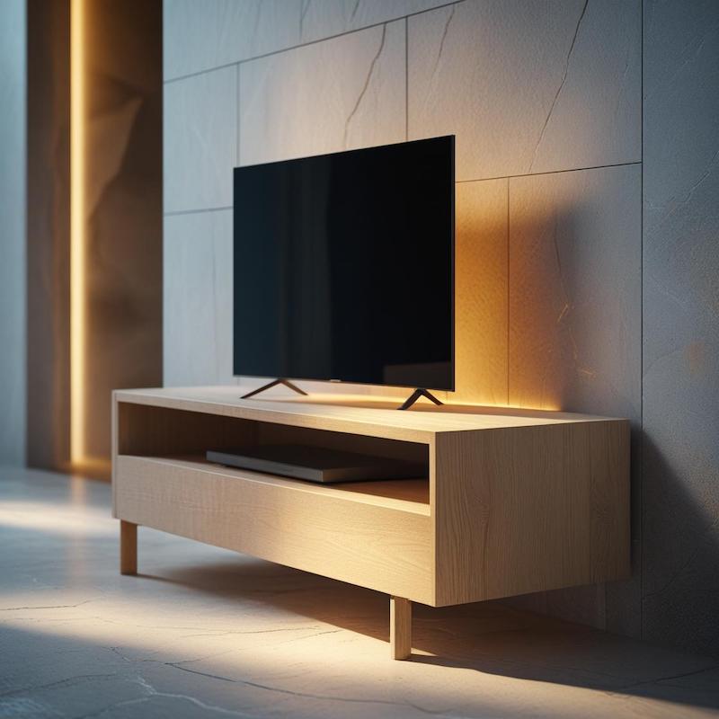 тумба под телевизор в стиле лофт