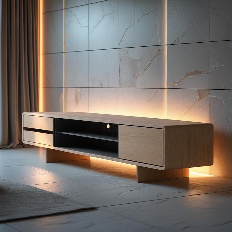 тумба под телевизор белая